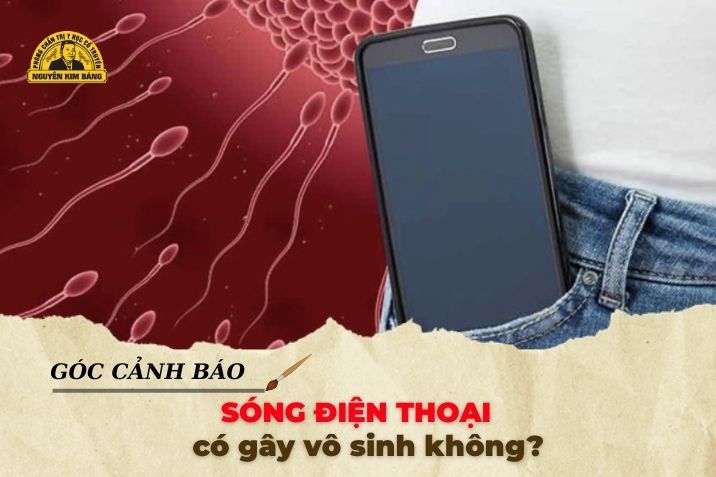 Sóng điện thoại có gây vô sinh không và cách khắc phục?