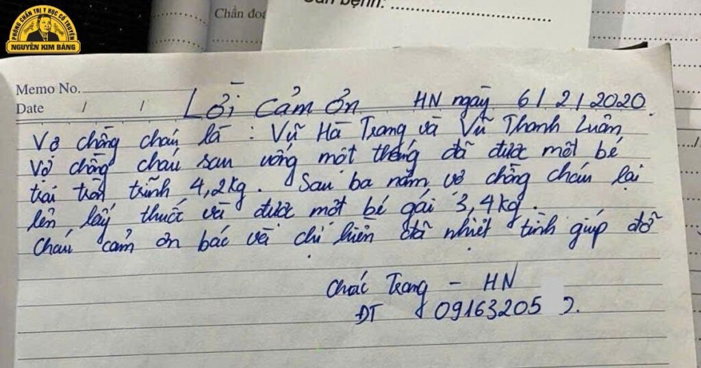 Hiệu quả điều trị tại phòng khám Đông y Nguyễn Kim Bảng