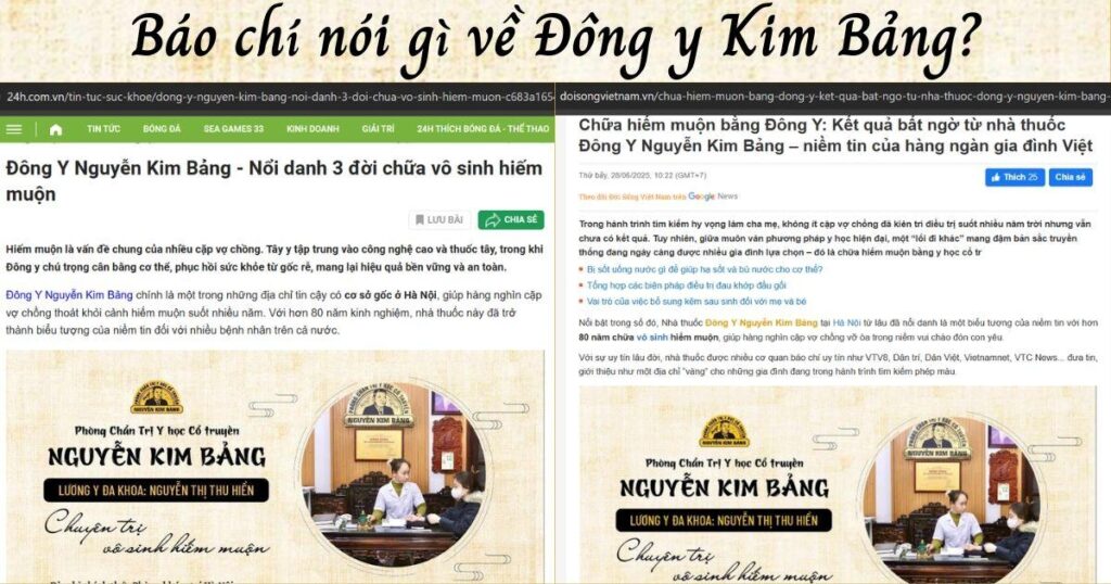 Báo chí nói gì về lương y & phòng khám?