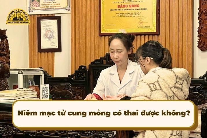 Niêm mạc tử cung mỏng có thai được không?