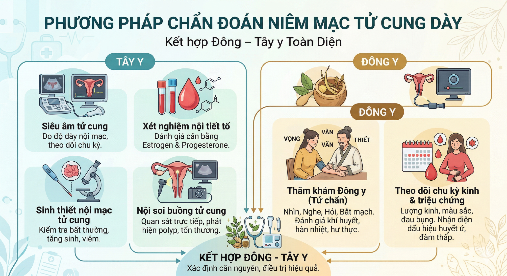 Phương pháp chẩn đoán niêm mạc tử cung dày